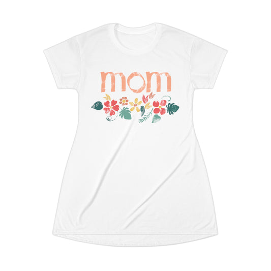 T-Shirt Dress (AOP), Model "Mom3"