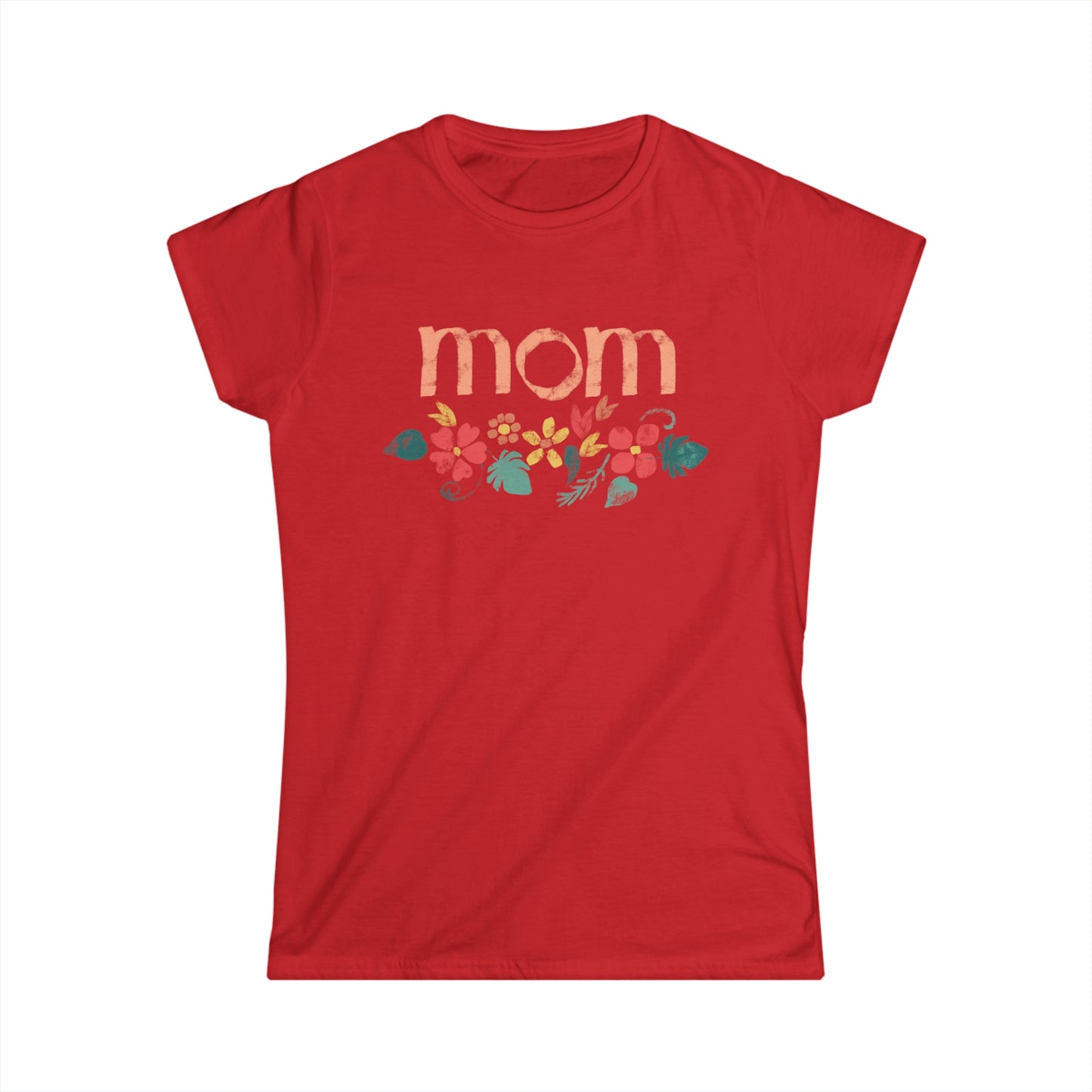 Women's Softstyle Tee, Model "Mom3"