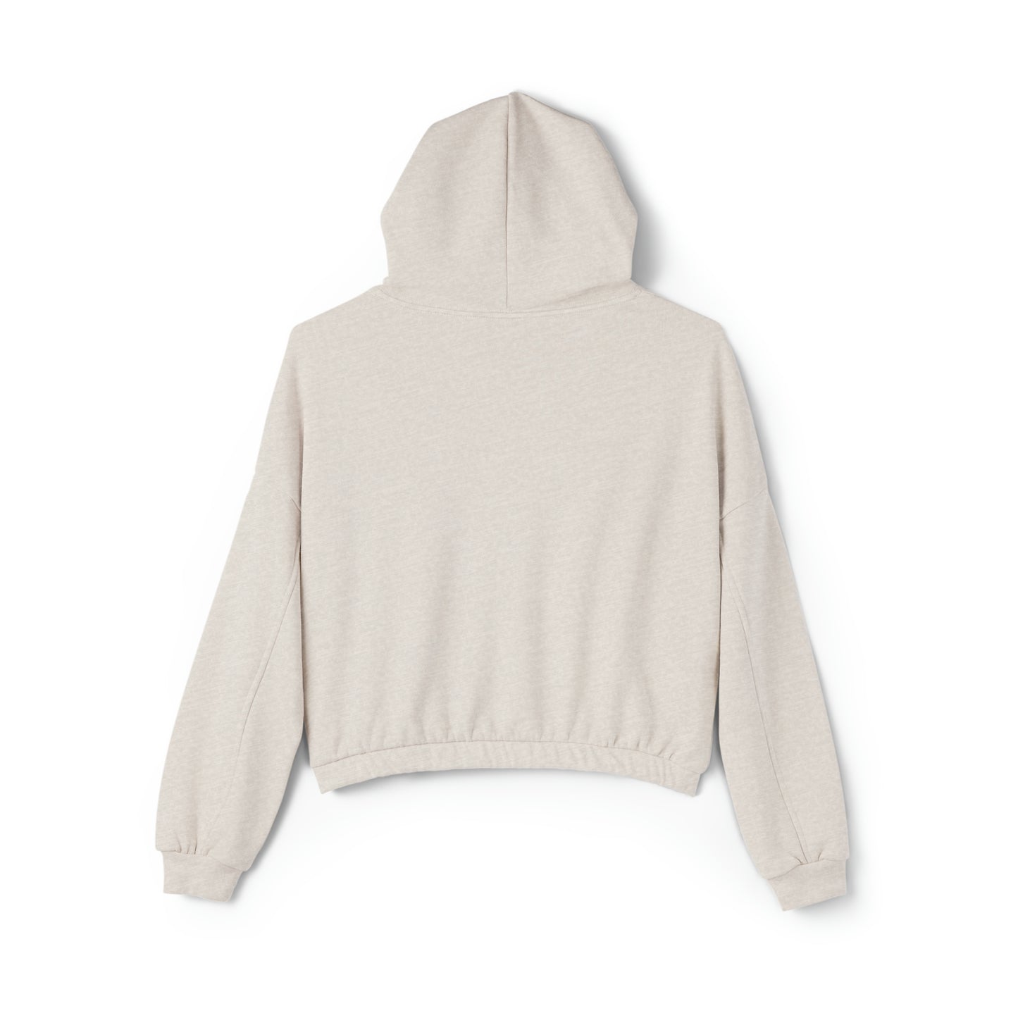 Women's Cinched Bottom Hoodie, "WOMAN"