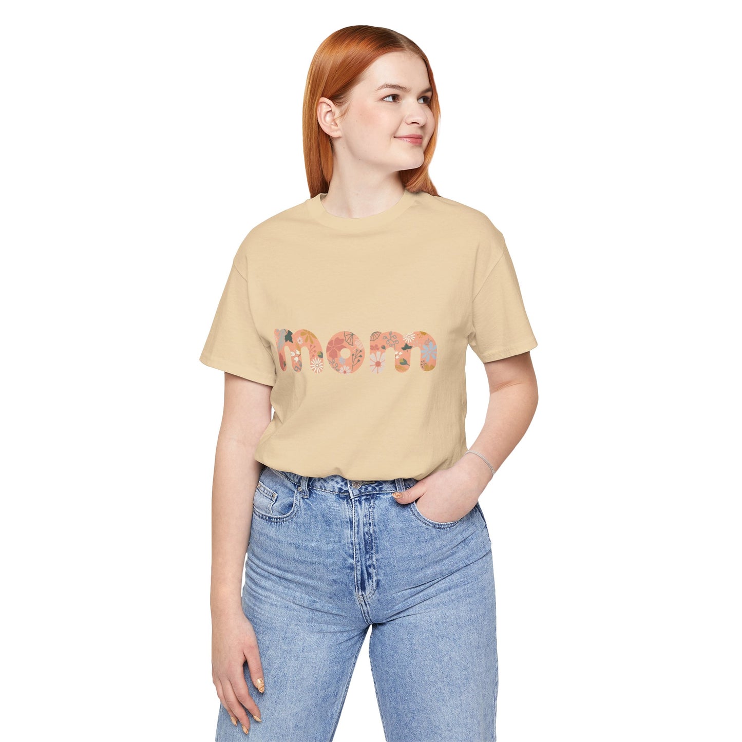 Unisex Jersey Short Sleeve Tee, Model "Mom2"