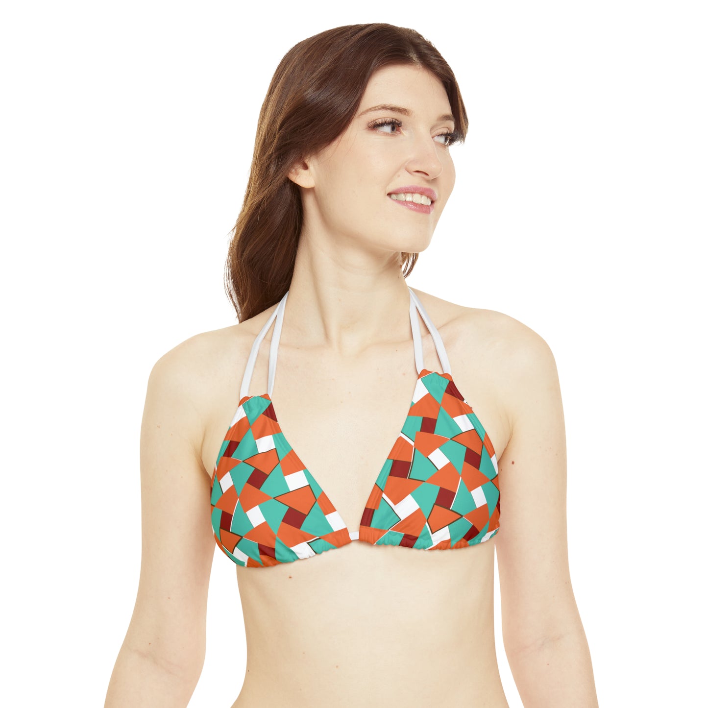 Strappy Bikini Set (AOP), MODEL B-P-12