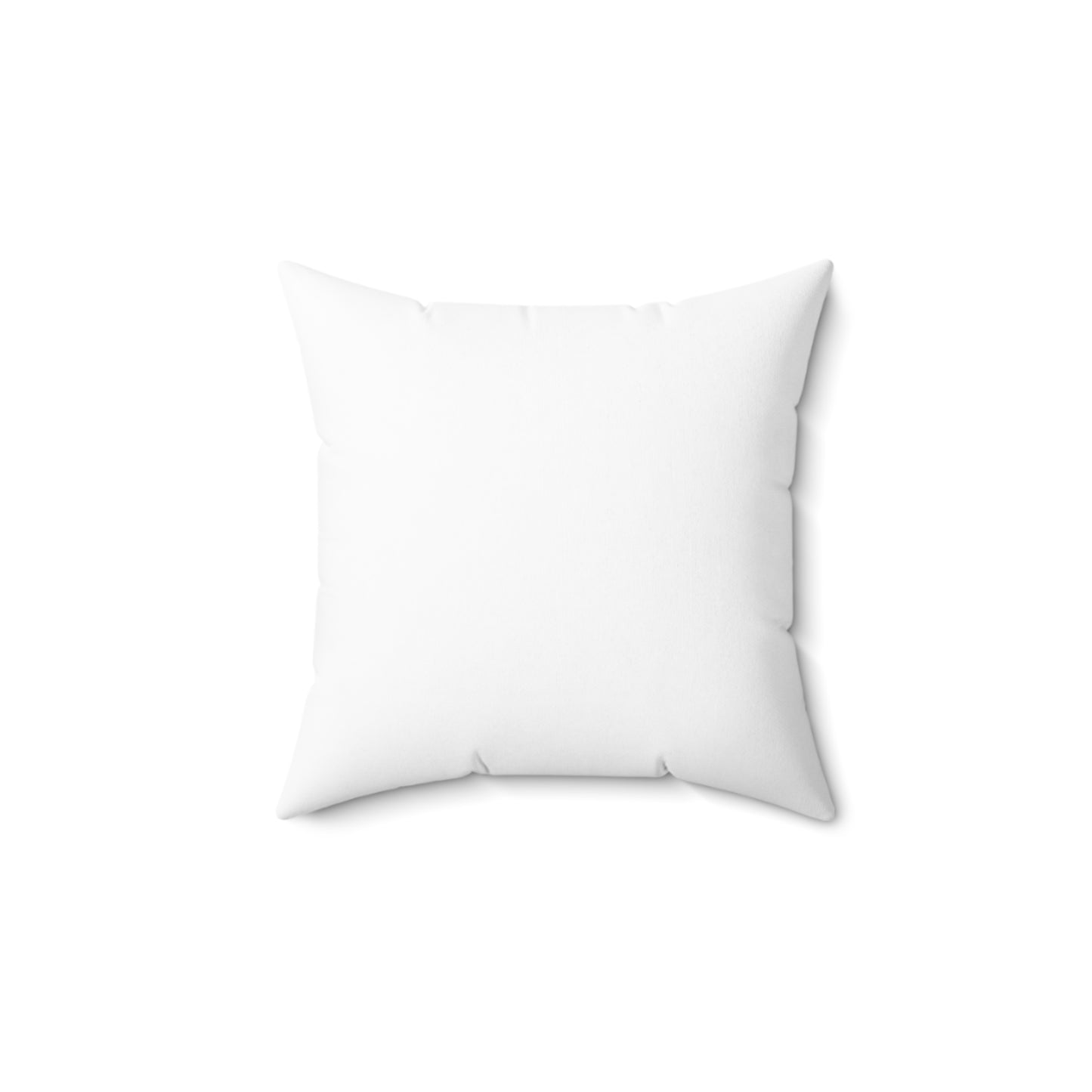 Spun Polyester Square Pillow, Model "Mom3"