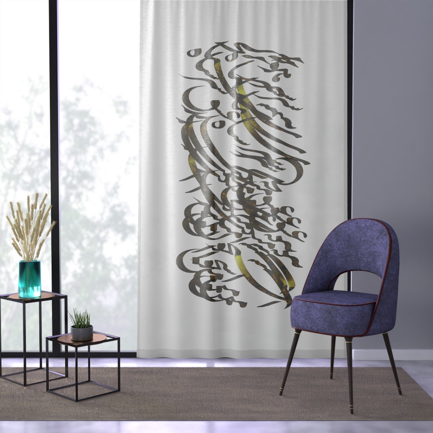 Window Curtain, Maulana poem model C-T-3