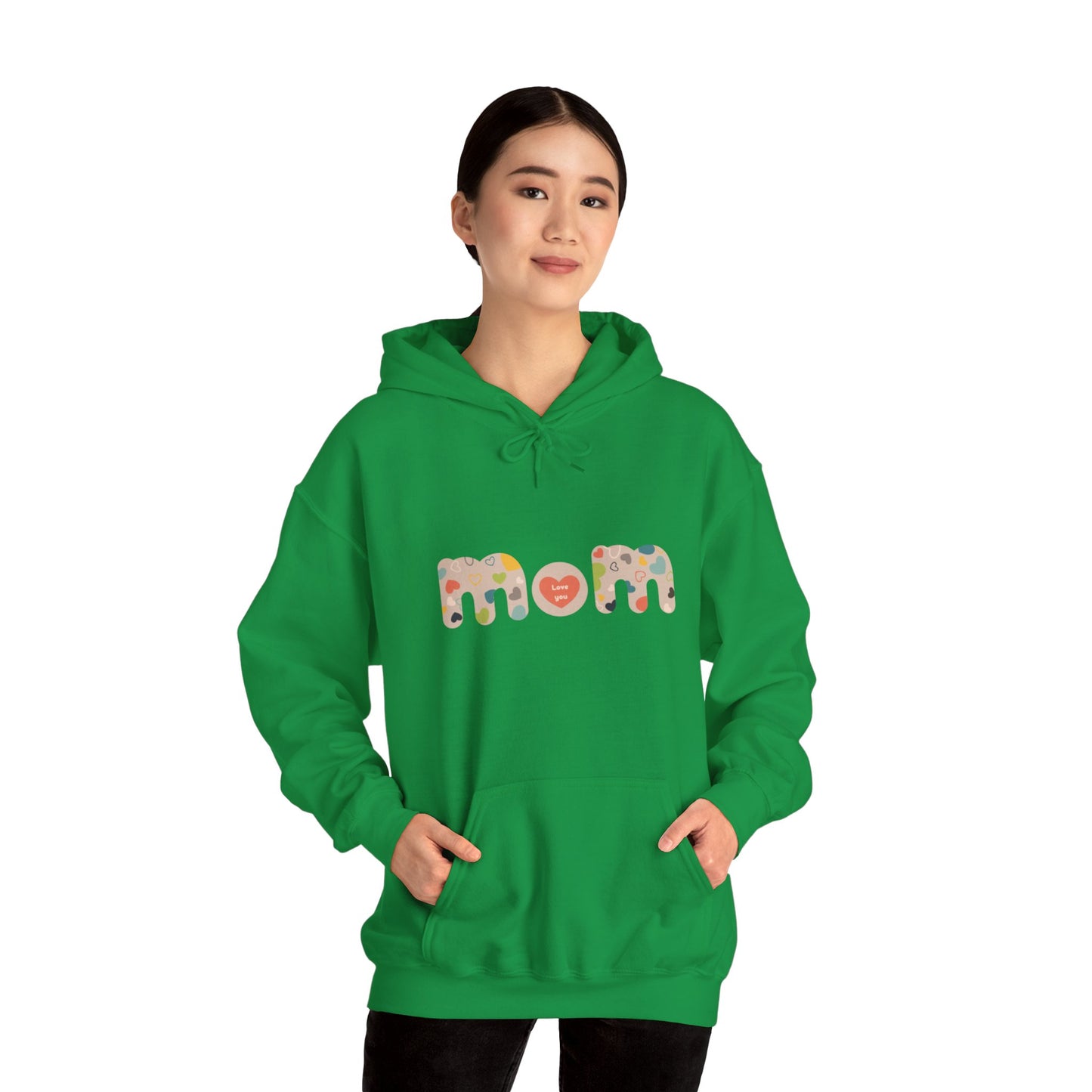 Unisex Heavy Blend™ Hooded Sweatshirt, Model "Mom6"