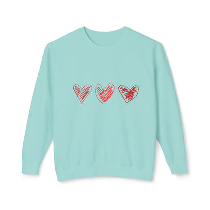 Valentine Heart Sweatshirt Lovely Gift For Girlfriends, Love Sweatshirt Cute Valentines Gift For Wife, Valentine Day Sweatshirt, Trendy Gift