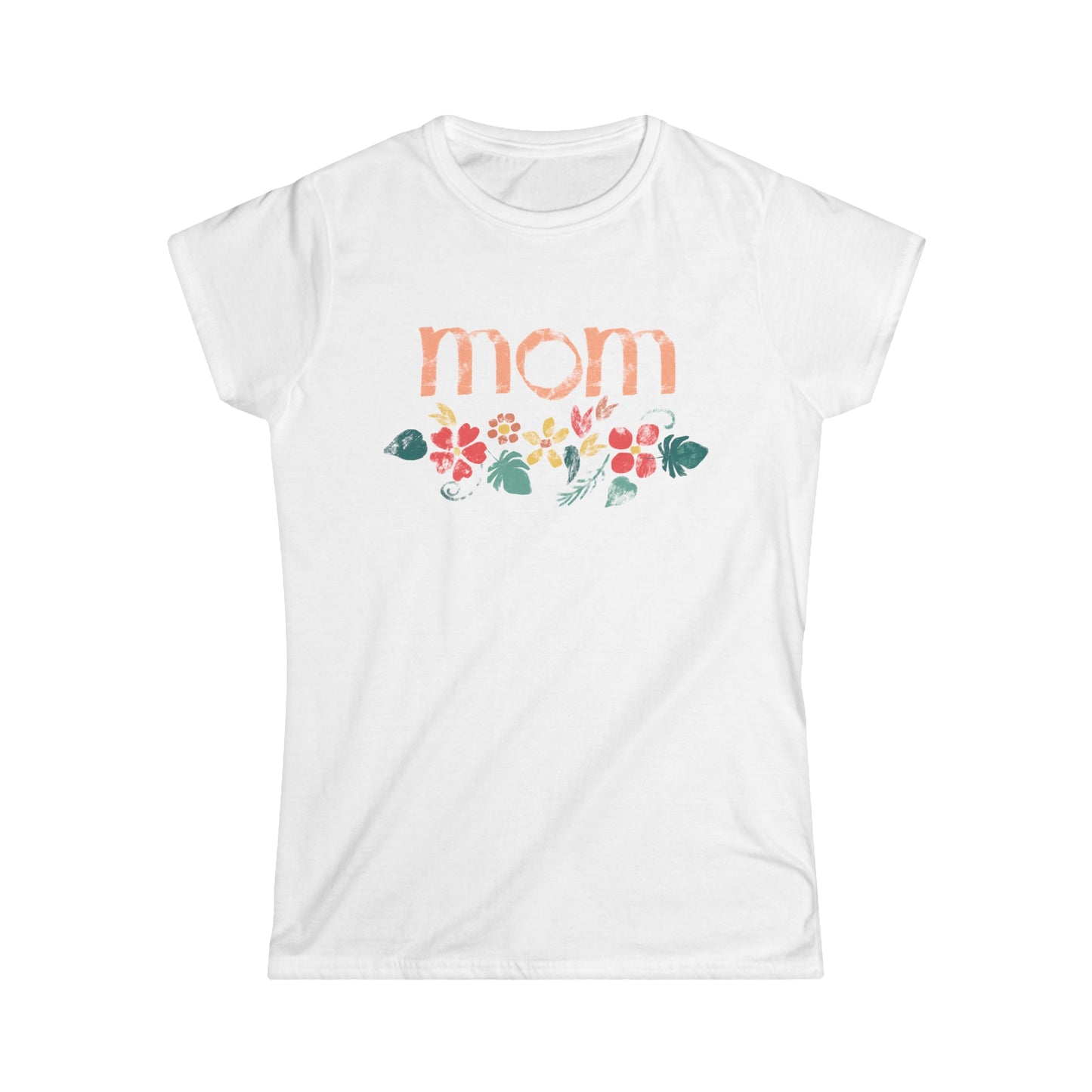 Women's Softstyle Tee, Model "Mom3"