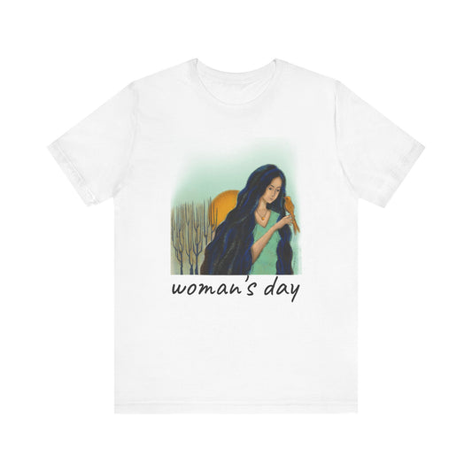 Empowering Women's Day Tee, Feminist T-Shirt, Gift for Her, Women's Rights Shirt, Modern Art Apparel