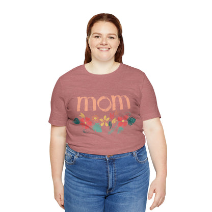 Unisex Jersey Short Sleeve Tee, Model "Mom3"