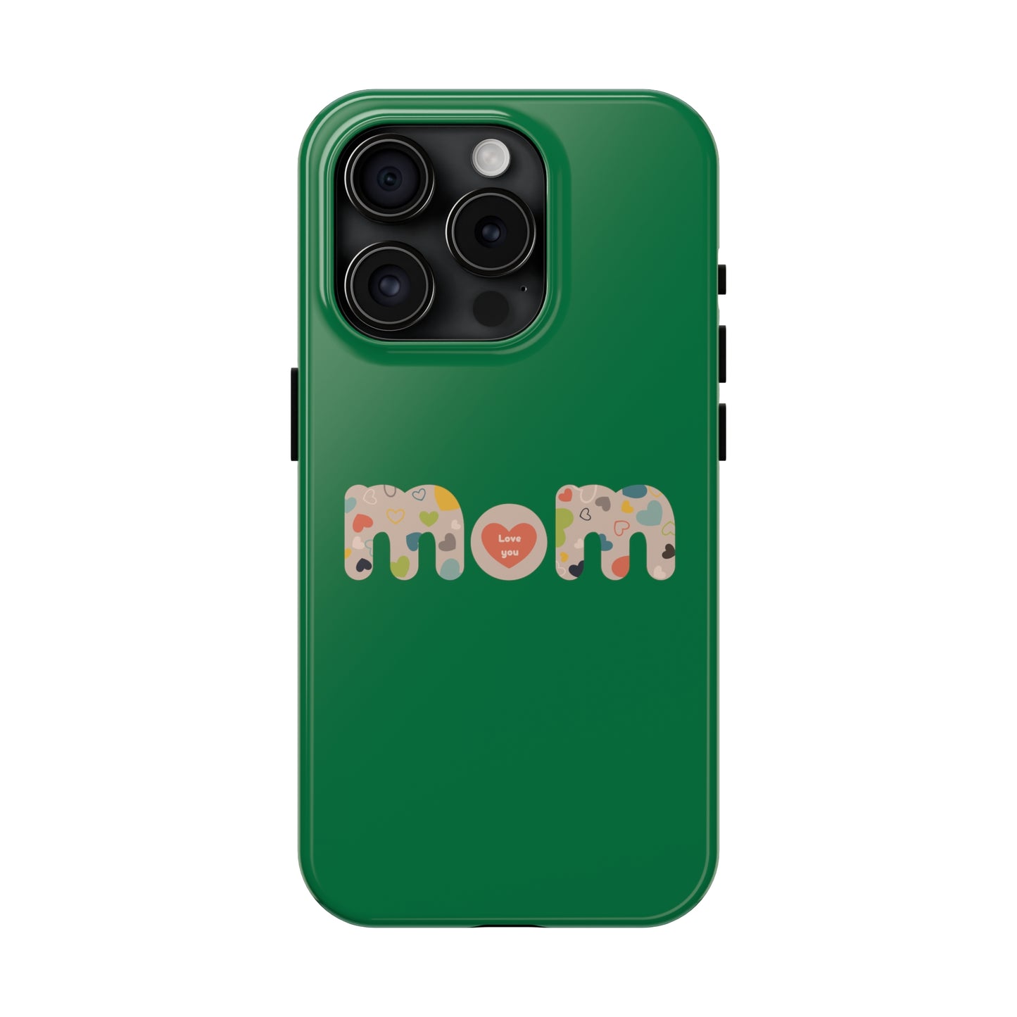 Tough Phone Cases, "Mom6" Green