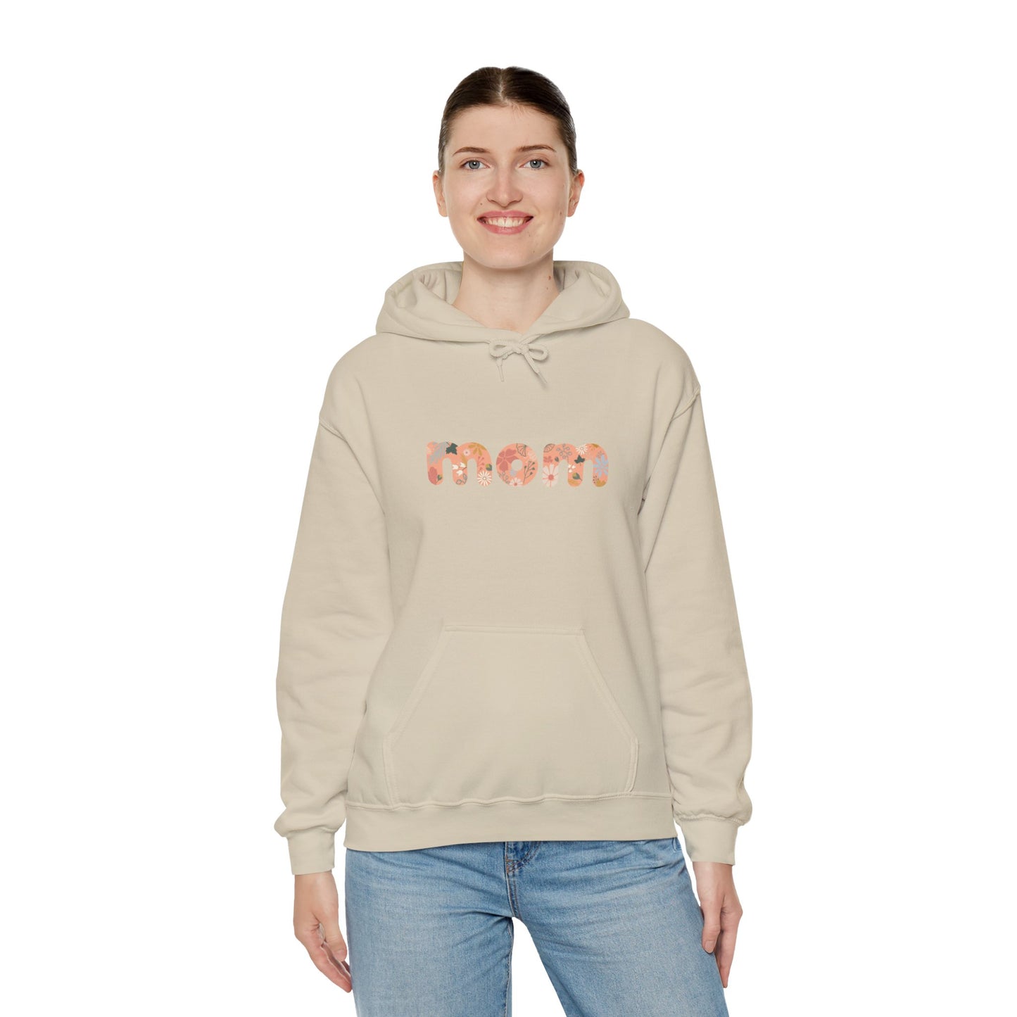 Unisex Heavy Blend™ Hooded Sweatshirt, Model "Mom2"