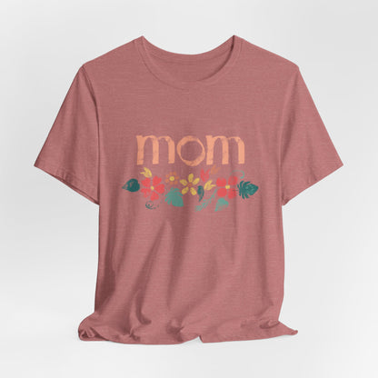 Unisex Jersey Short Sleeve Tee, Model "Mom3"