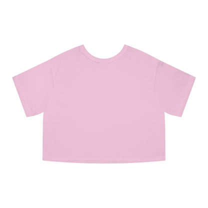 Champion Women's Heritage Cropped T-Shirt. Model D-5