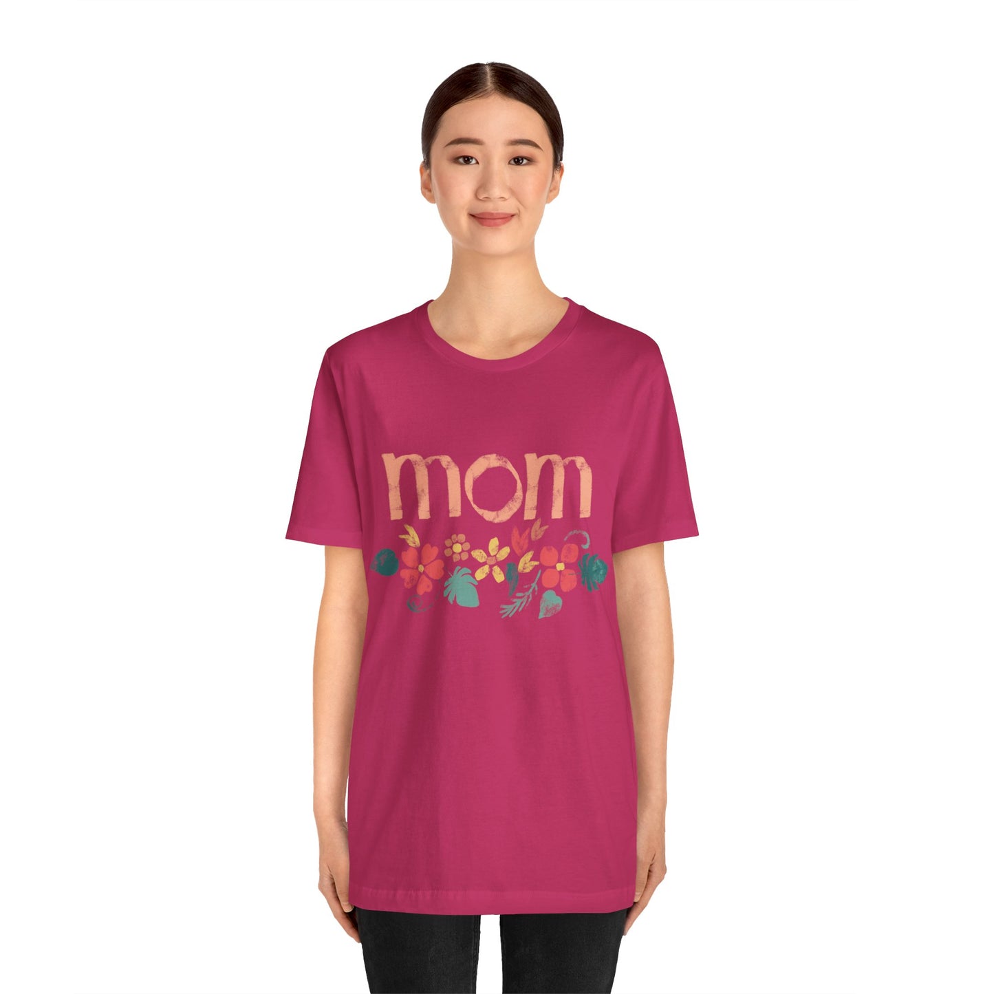 Unisex Jersey Short Sleeve Tee, Model "Mom3"