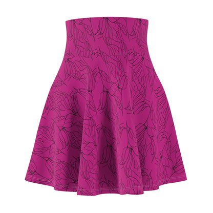 Women's Skater Skirt, MODEL B-P-9 VIOLET