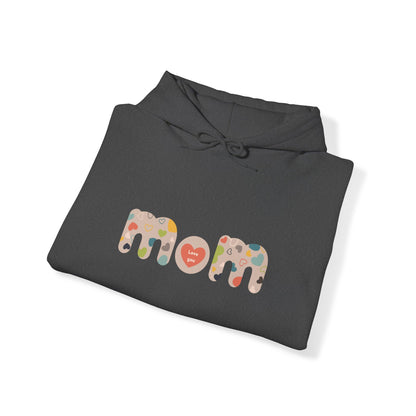 Unisex Heavy Blend™ Hooded Sweatshirt, Model "Mom6"