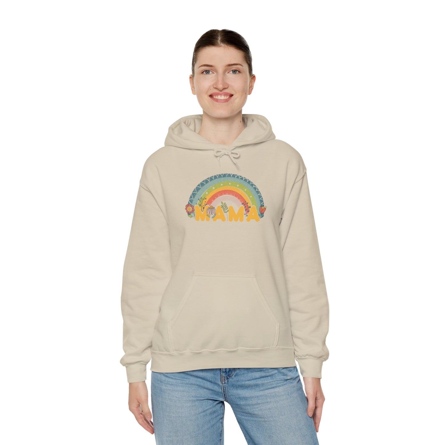 Unisex Heavy Blend™ Hooded Sweatshirt, Model "Mom7"