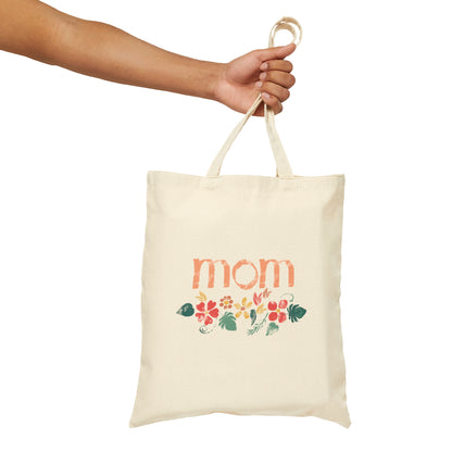 Cotton Canvas Tote Bag, Model "Mom3"