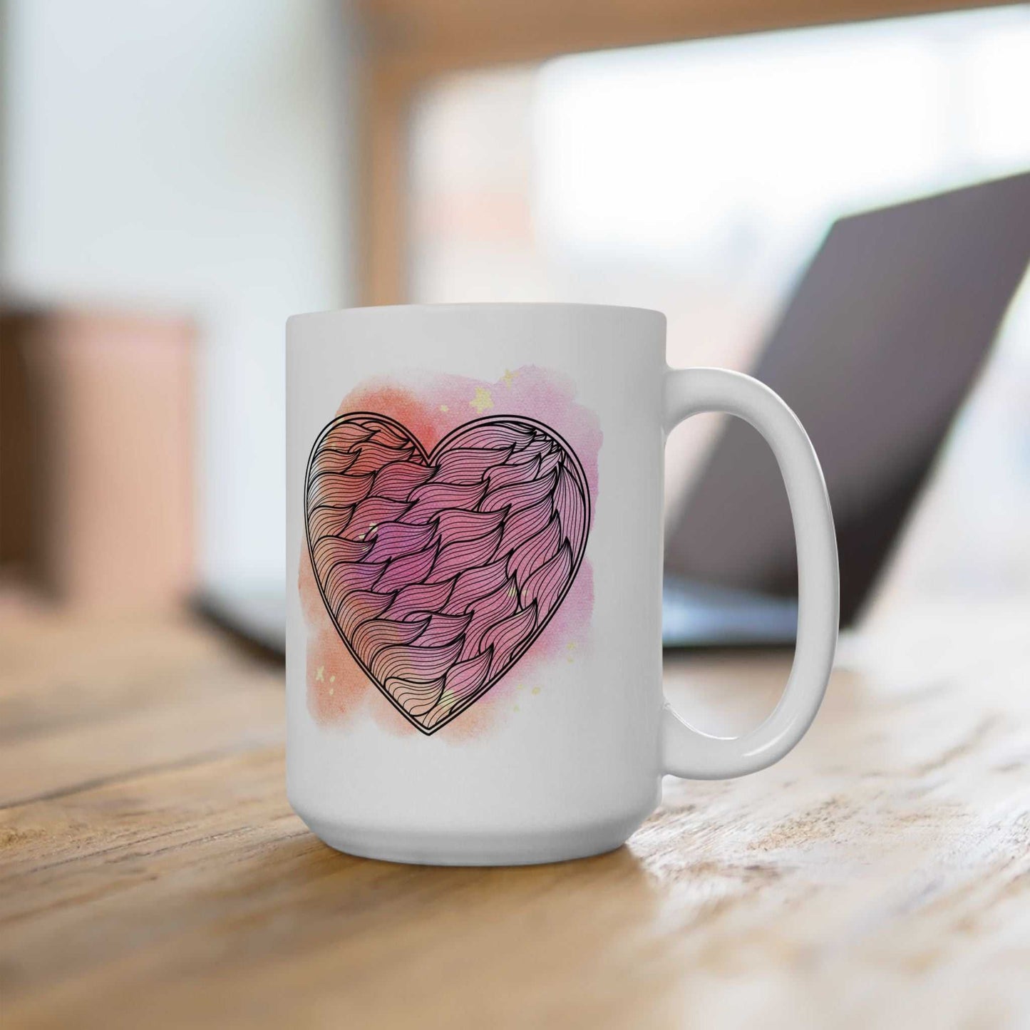 Valentine Mug, Ceramic Mug 15oz