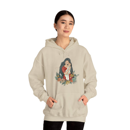 Unisex Heavy Blend™ Hooded Sweatshirt, Model "Mom"