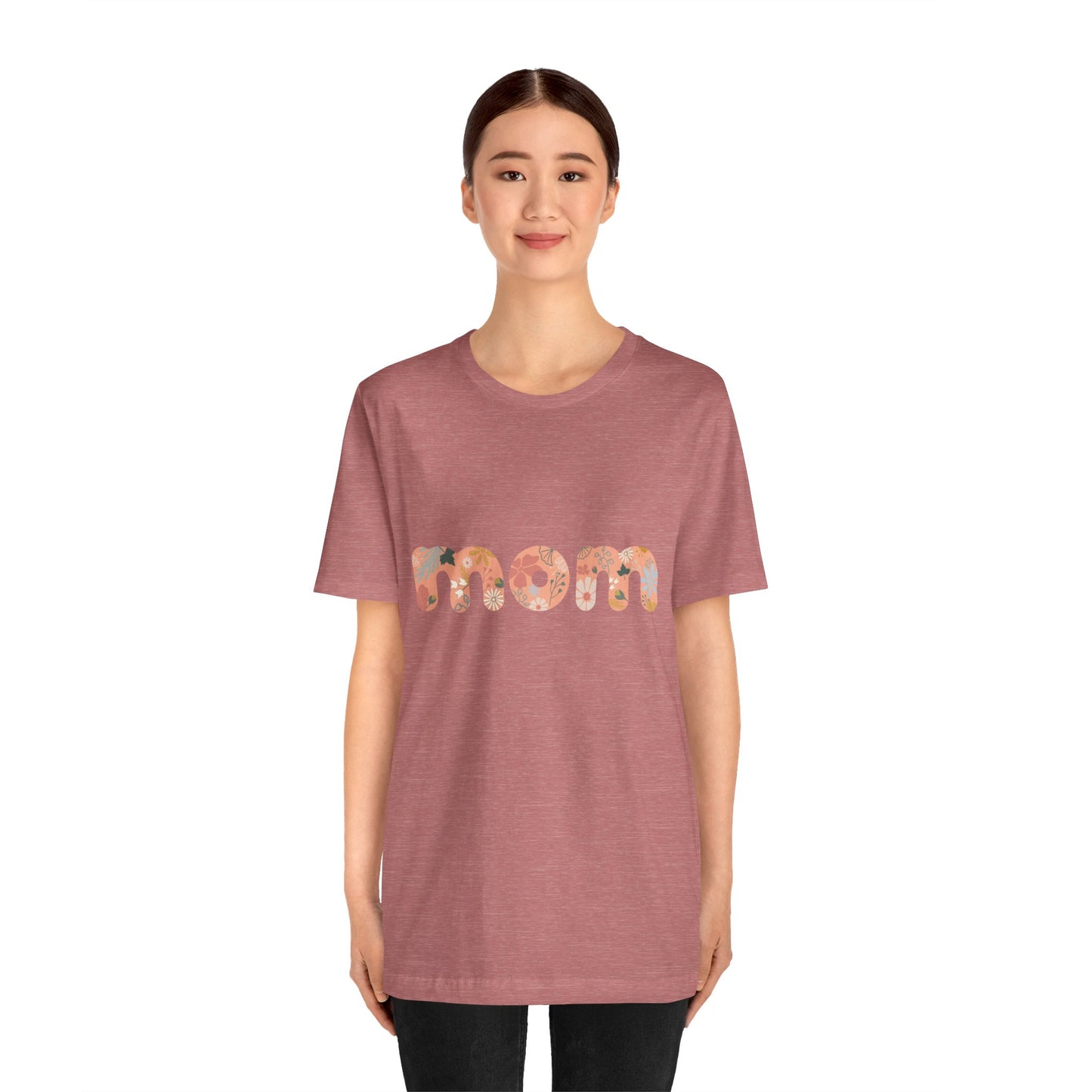 Unisex Jersey Short Sleeve Tee, Model "Mom2"