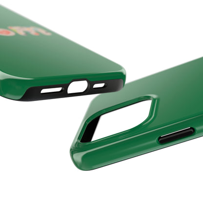 Tough Phone Cases, "Mom6" Green