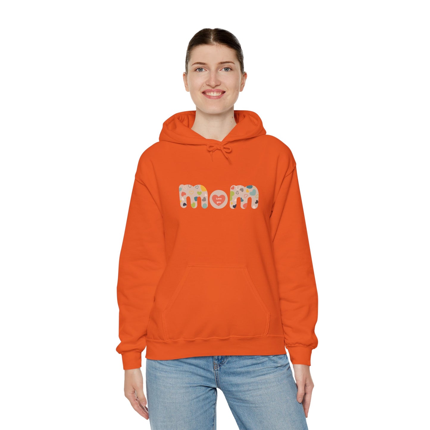 Unisex Heavy Blend™ Hooded Sweatshirt, Model "Mom6"