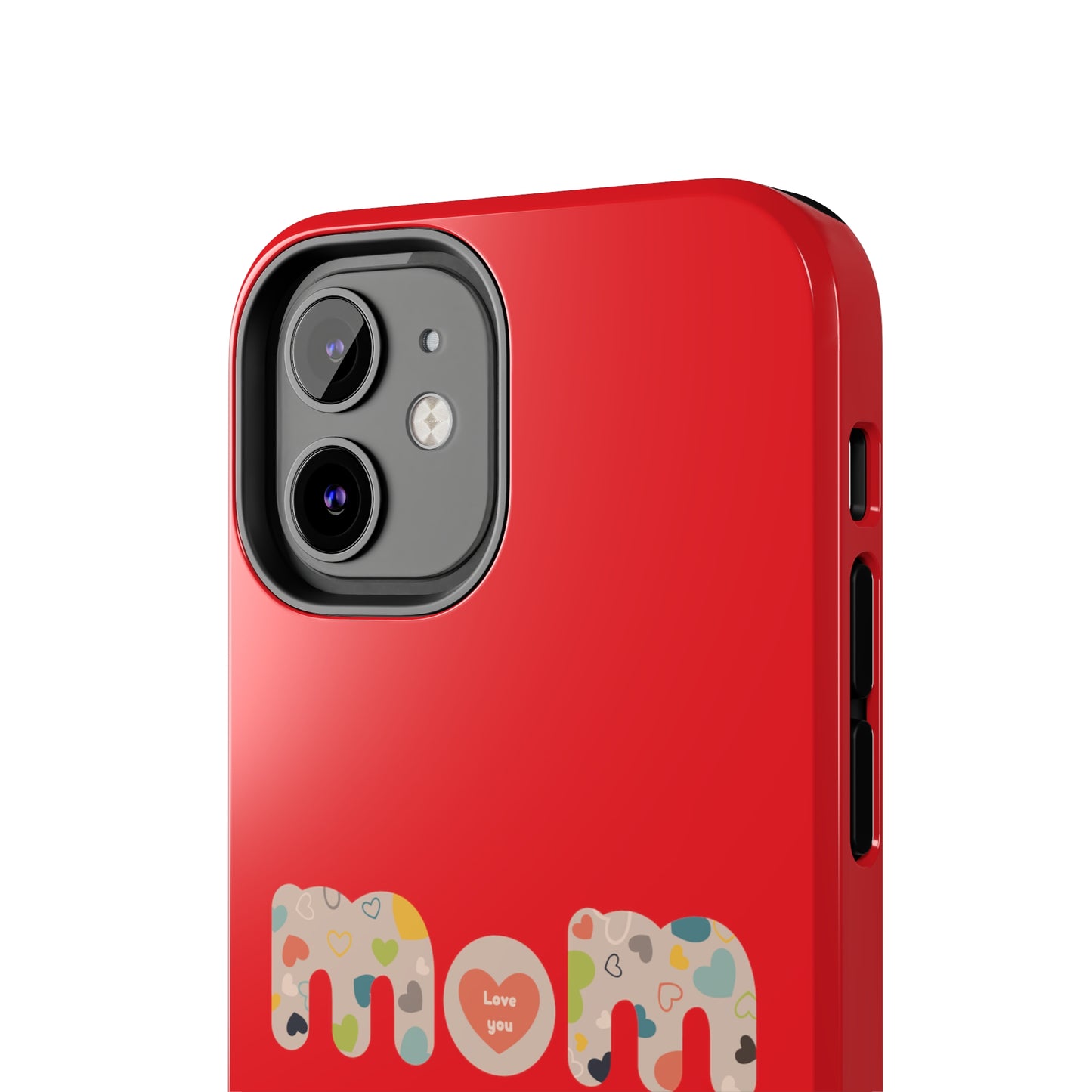 Tough Phone Cases, "Mom6" Red