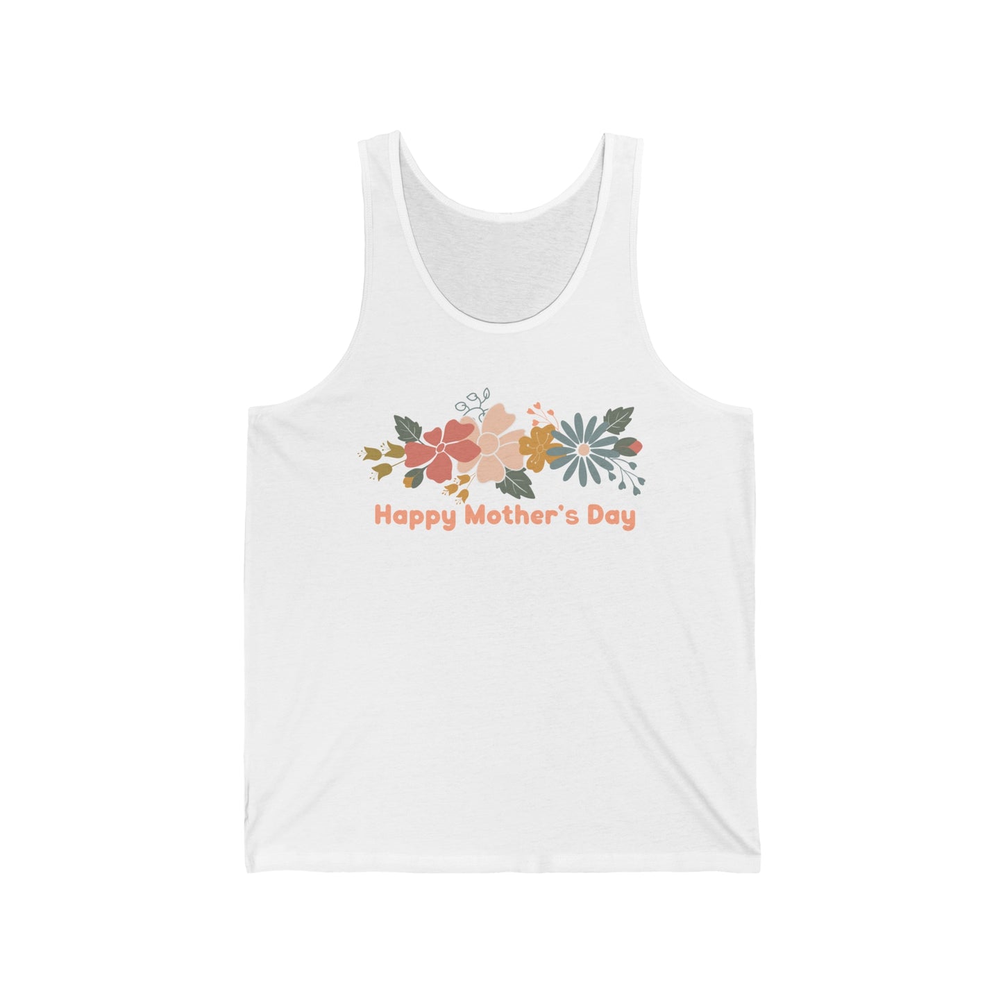 Unisex Jersey Tank, Model "Mom5"