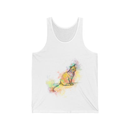 Unisex Jersey Tank, Model "Pishi"