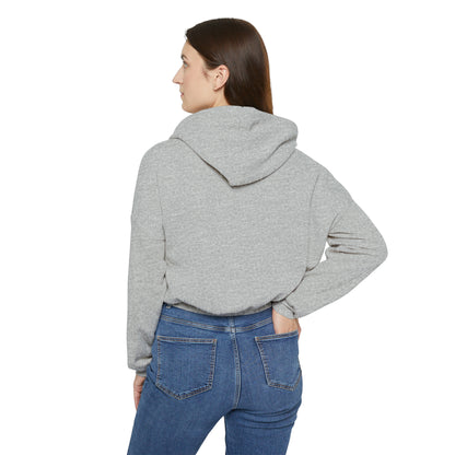 Women's Cinched Bottom Hoodie, "WOMAN"