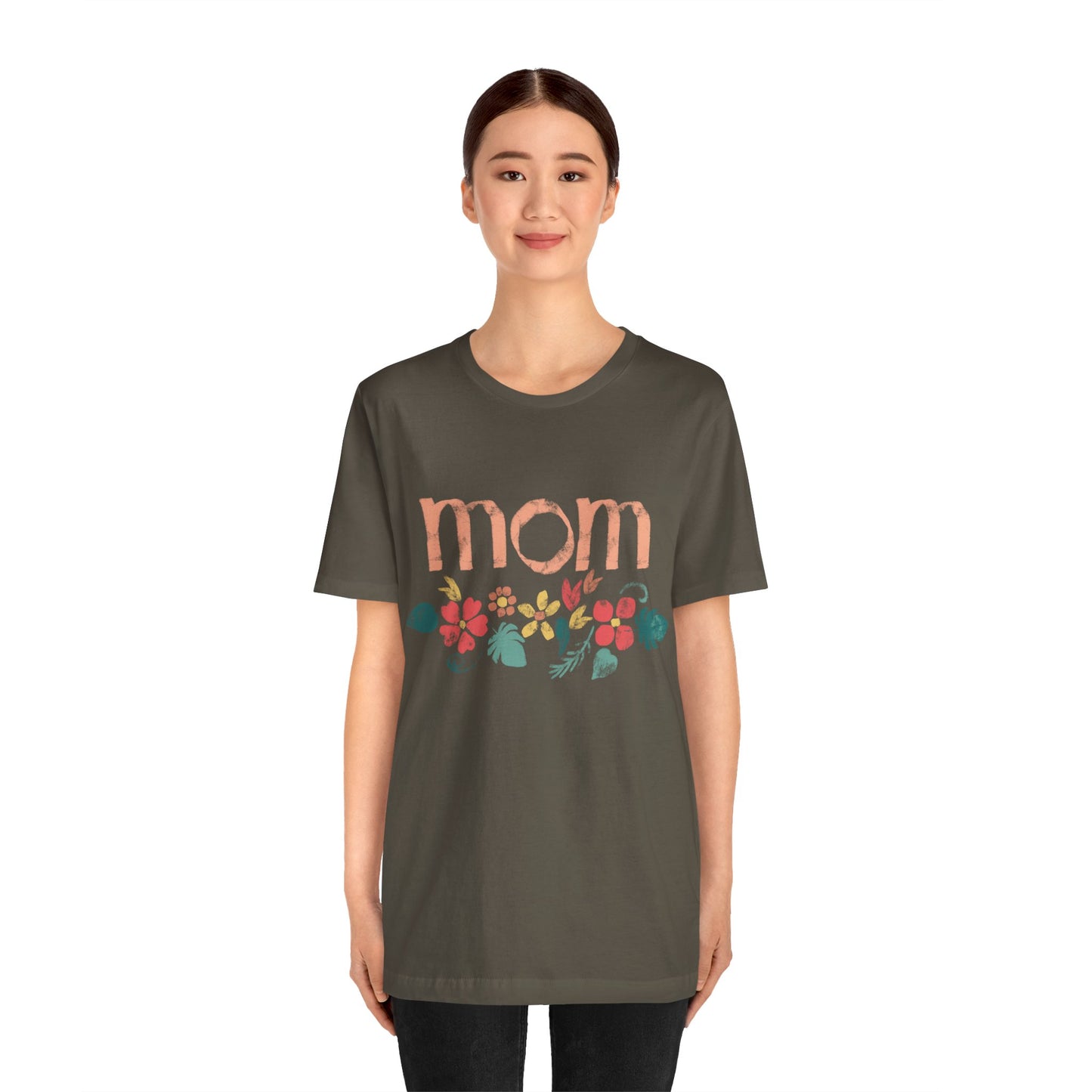 Unisex Jersey Short Sleeve Tee, Model "Mom3"