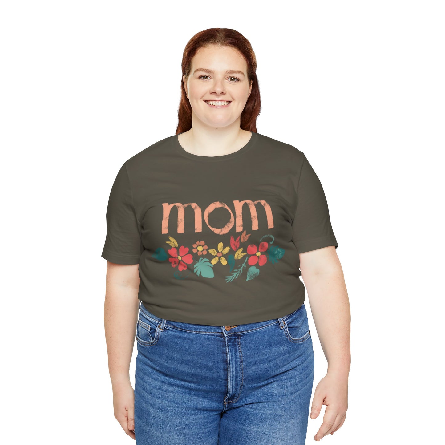 Unisex Jersey Short Sleeve Tee, Model "Mom3"