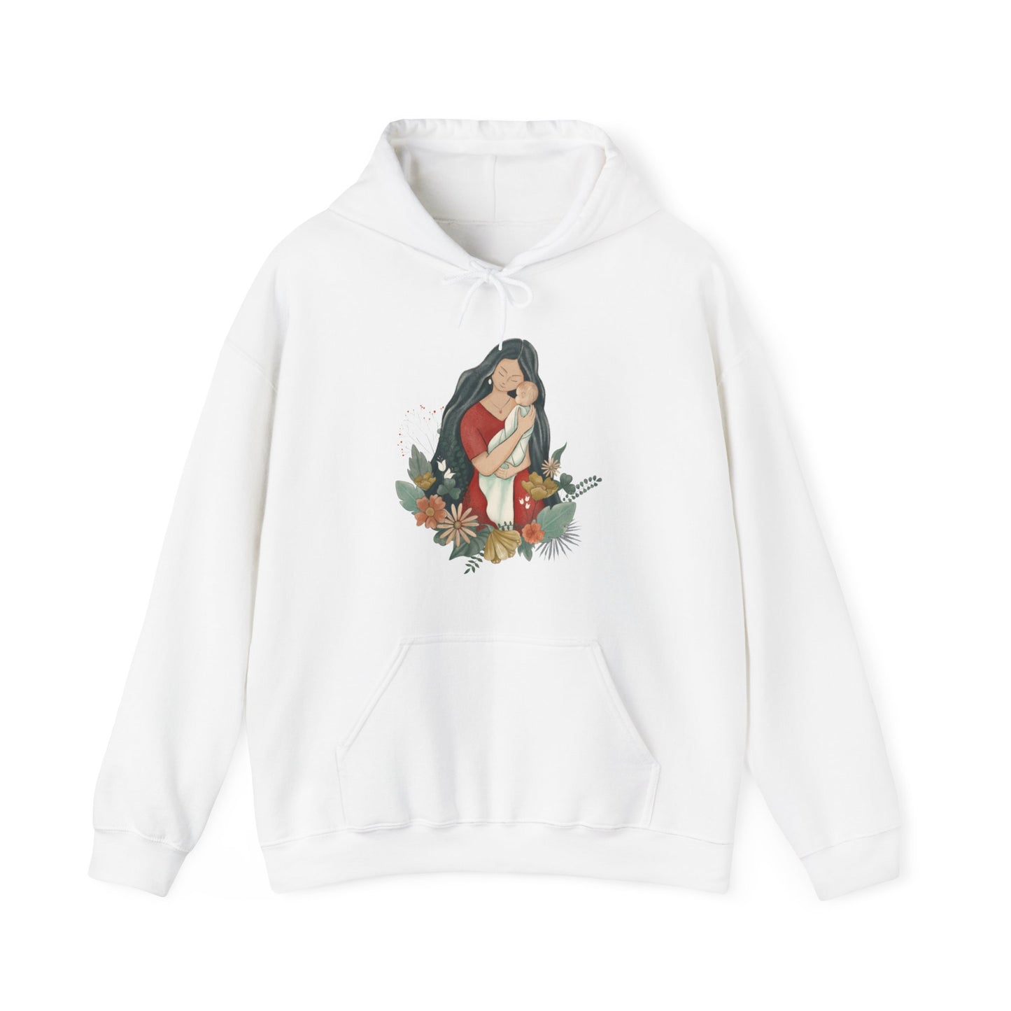 Unisex Heavy Blend™ Hooded Sweatshirt, Model "Mom"