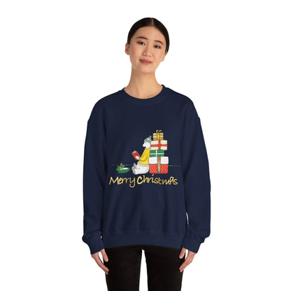 Cute Bear Christmas Sweatshirt, Christmas Lover Gift, Funny Gifts For Her, Perfect Sweater,  Men Sweater, Trendy Xmas Gift For Women's.