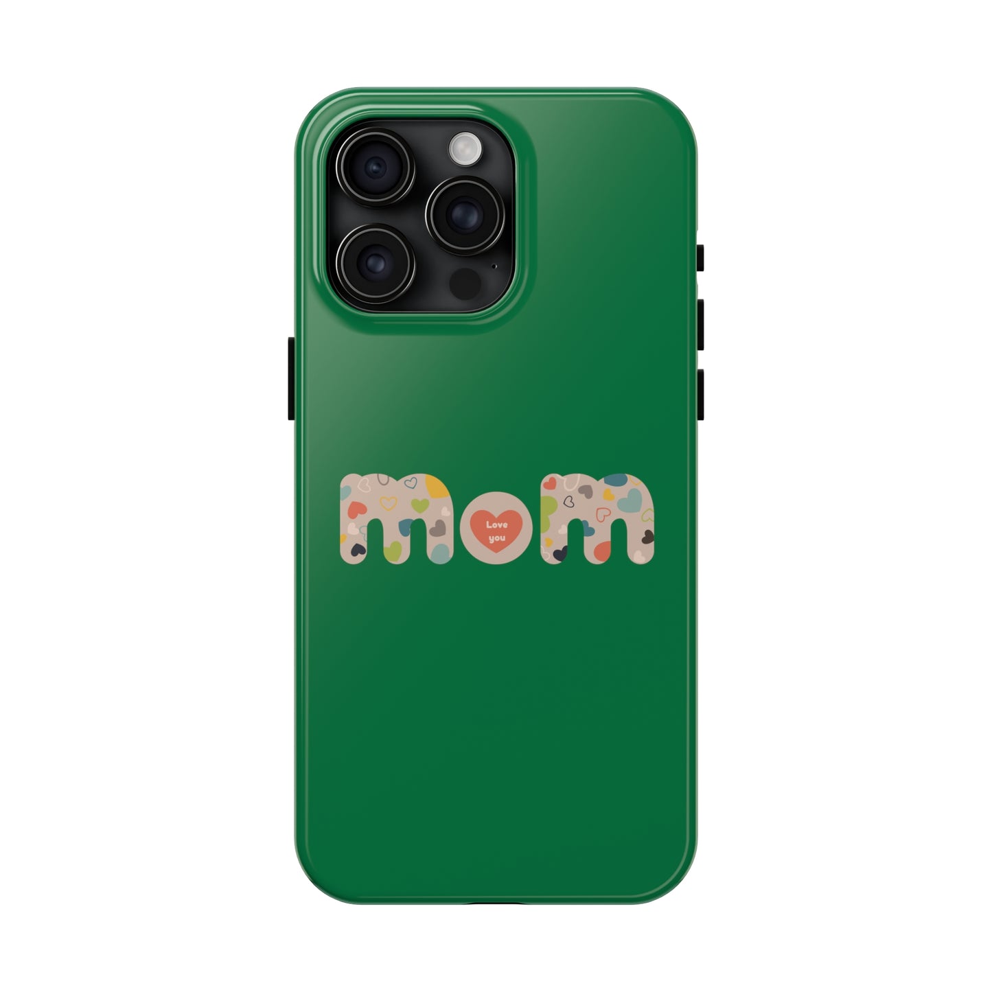 Tough Phone Cases, "Mom6" Green