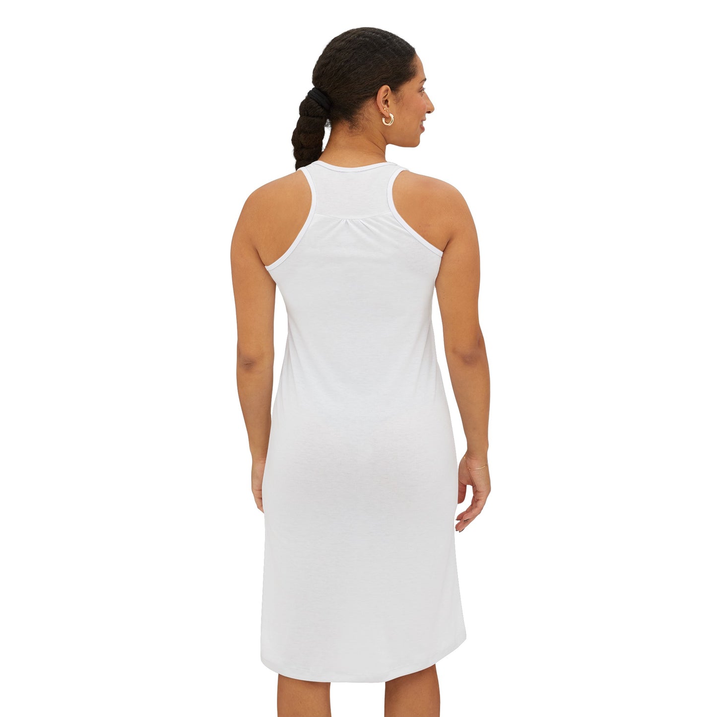 Women's Racerback Dress (AOP) , Maulana poem model D-T-2