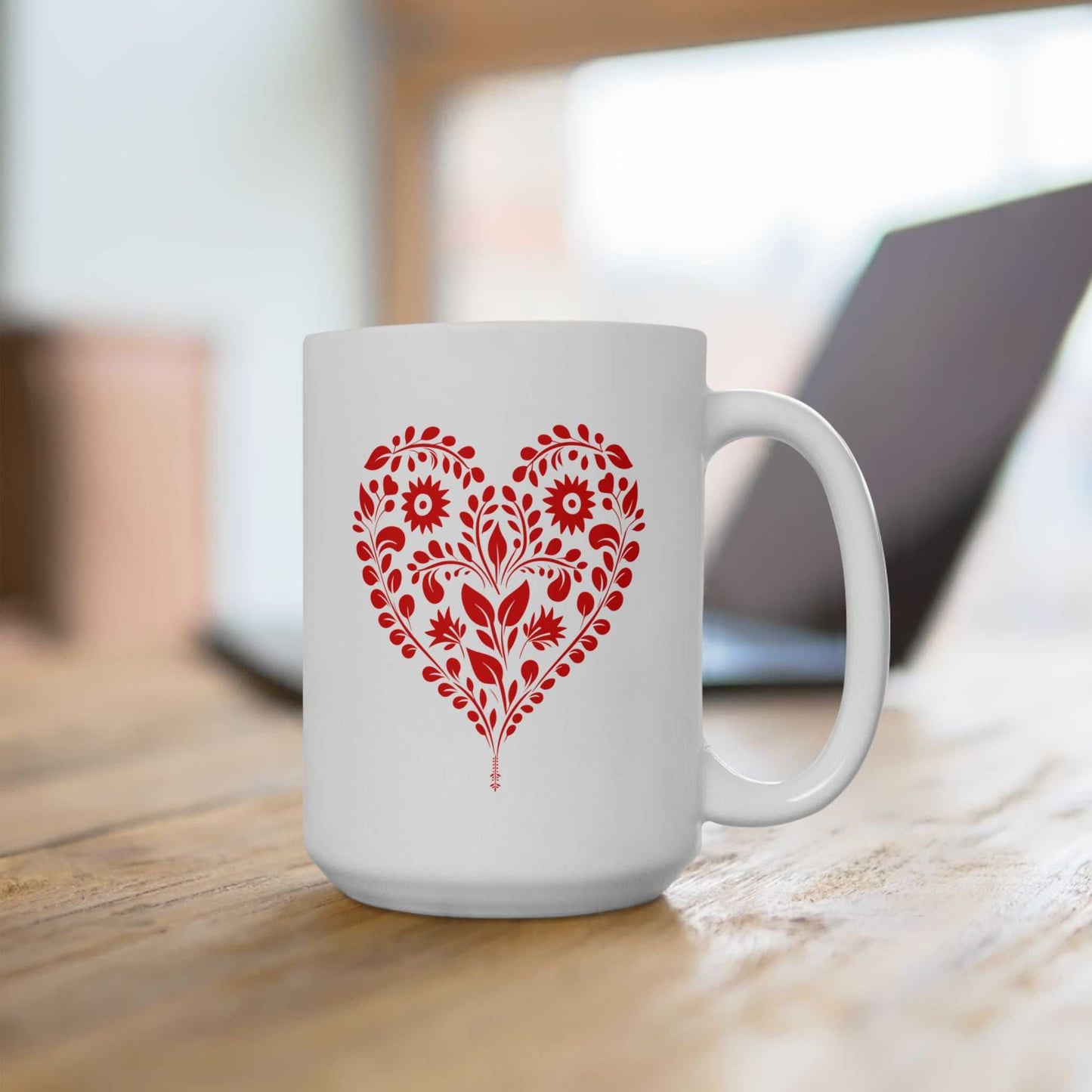 Valentine Mug, Ceramic Mug 15oz