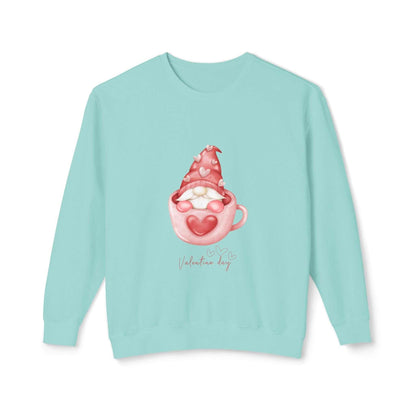 Girlfriend sweatshirt with cute gnomes, Valentine's Day gift.