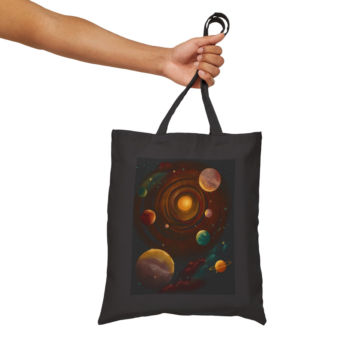 Cotton Canvas Tote Bag, Model Astronomy