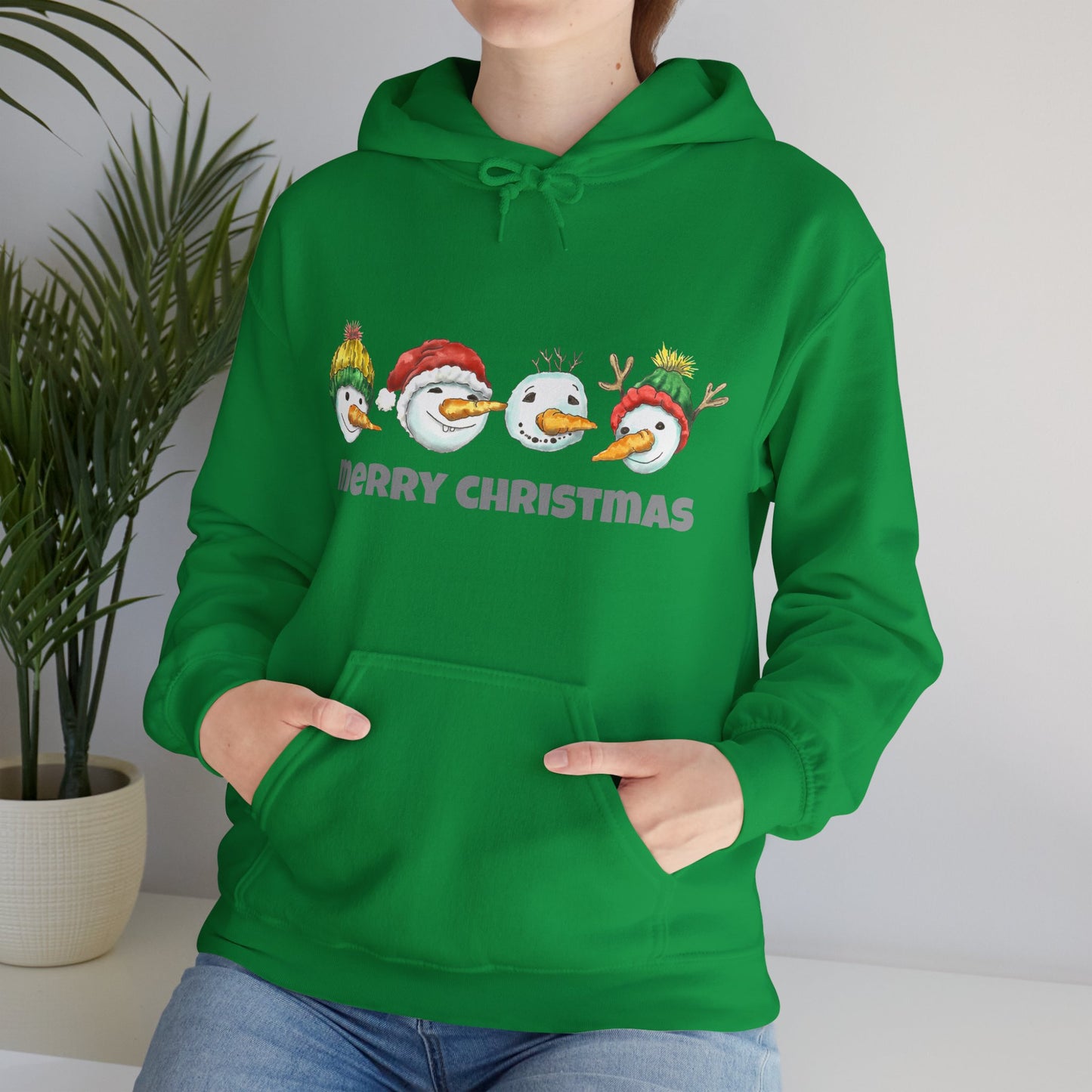 Funny Merry Christmas hoodie, cute hoodie, hoodie christmas gifts, women's Christmas hoodie, winter gift for men, Christmas snowman