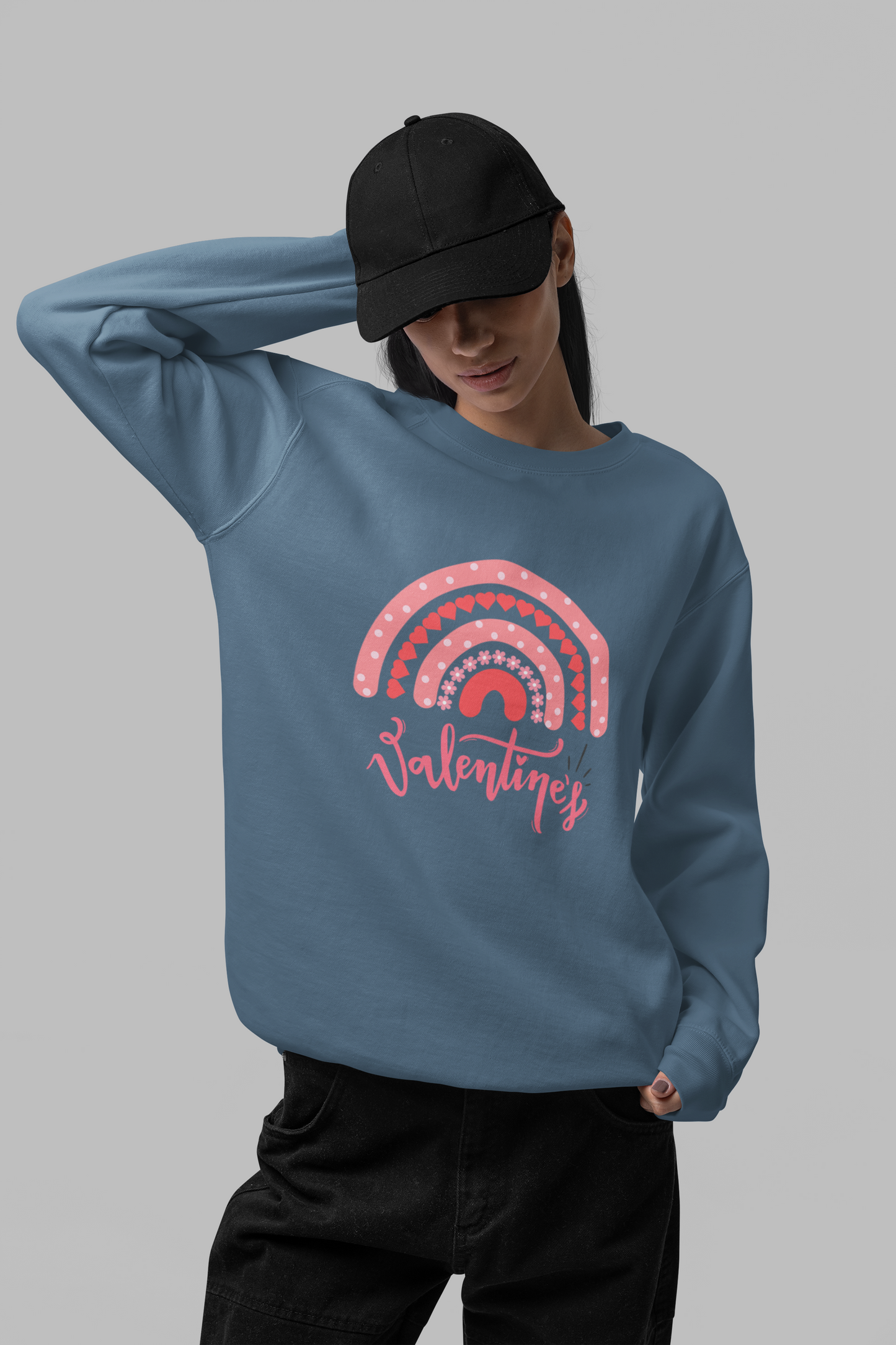 Valentine Day Sweatshirt Cute Gift For Women, Perfect Gift For Wife And Gifted For Girlfriends, Lovely Sweatshirt, Trendy Sweater For Her