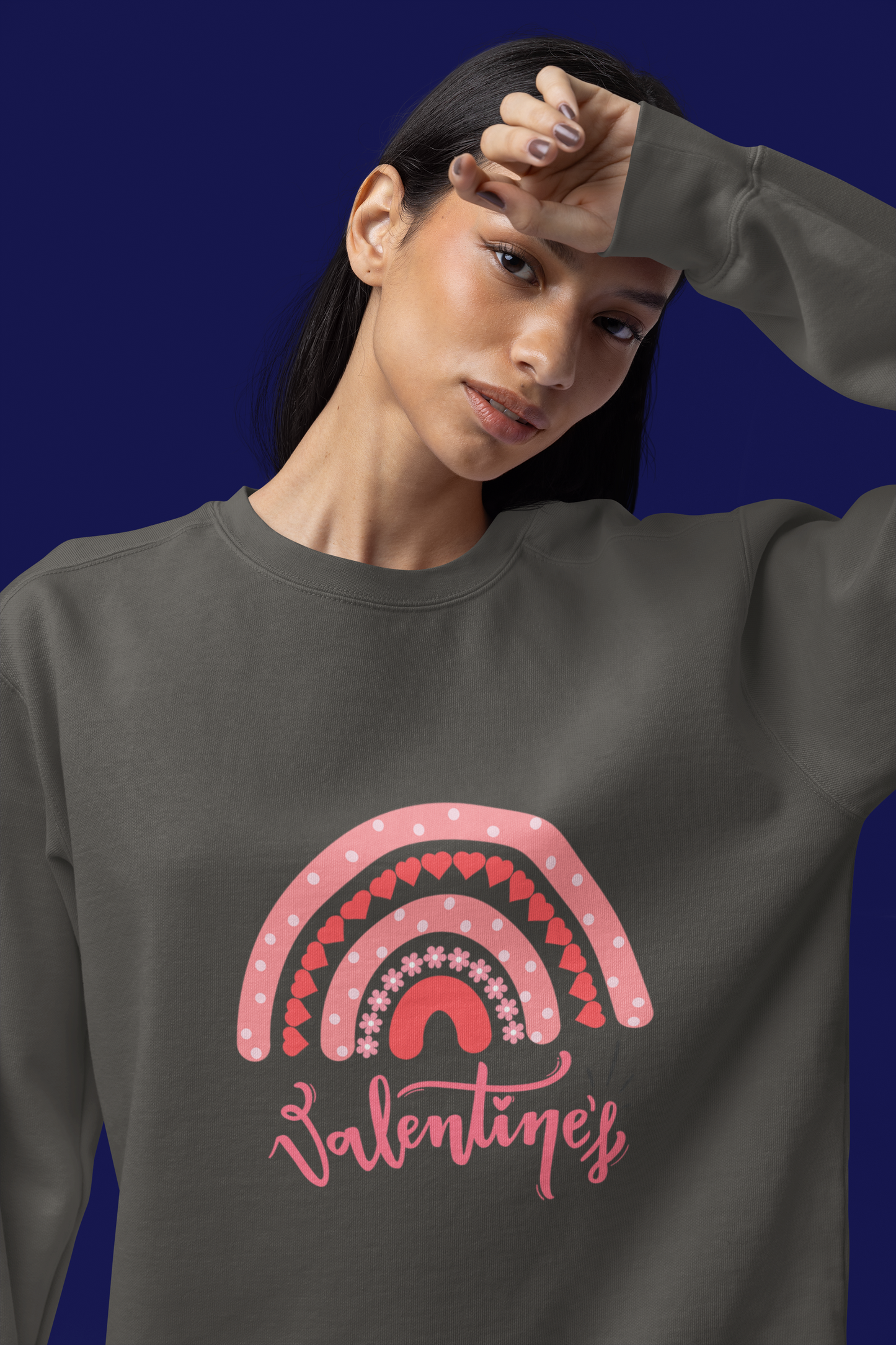 Valentine Day Sweatshirt Cute Gift For Women, Perfect Gift For Wife And Gifted For Girlfriends, Lovely Sweatshirt, Trendy Sweater For Her